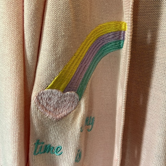 Loveshackfancy NWT Jura Cardigan in Pink Sands xs - Picture 6 of 12